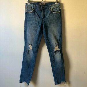 ☀️ZARA Basic Z1975 Distressed Skinny Jeans